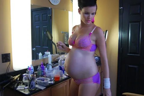 You! Lingerie Photoshoot - Amber Plum Maternity Lingerie Fli