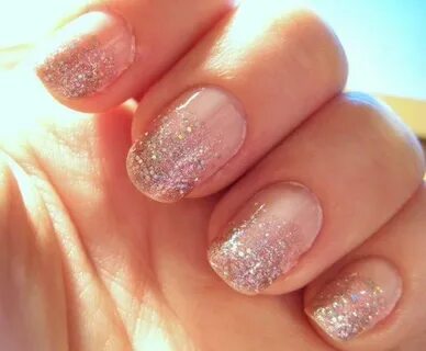 Pink Glitter Ombre Nails Ombre nails, Ombre nails glitter, O