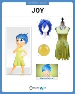 Dress Like Joy Inside out halloween costumes, Joy costume, R