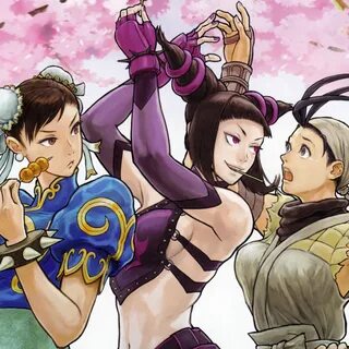 Скачать обои fighter, street, chun li, ibuki, juri, раздел п