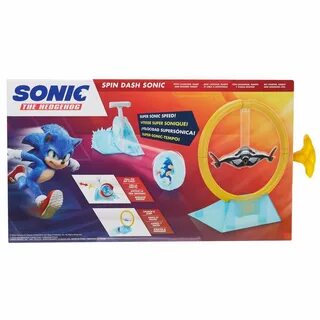 Sonic the Hedgehog Movie Spin Dash Sonic Playset