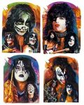 FAN'S EARLY KISS ARTWORK Kiss artwork, Kiss band, Kiss art
