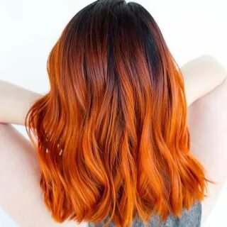 Pin by Jesse Miles on Peinados Hair color orange, Orange omb