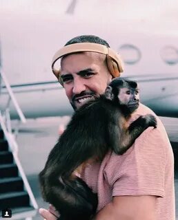 Watch: French Montana's Monkey Jumping Out Of Its Skin For L
