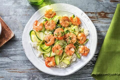 Shrimp and Zucchini over Rice Recipe HelloFresh Recipe Hello