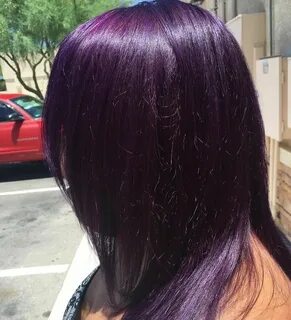 Purple Violet Midnight Black Purple hair Dark purple hair, D