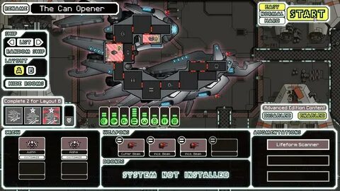 FTL Advanced Edition Ship Mod Overview: Lanius Cutter - YouT