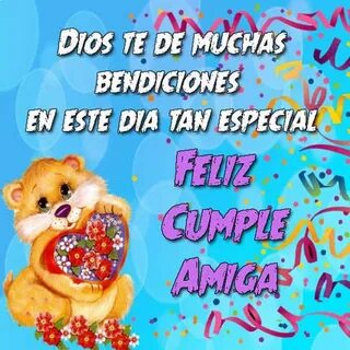 Deseos de Feliz Cumpleaños para una Amiga en Mensajes y Fras