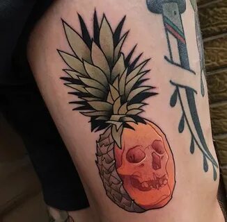 Pineapple Tattoo Ideas For Those Who Love Exotic And Delicio