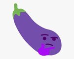 Discord Eggplant Emoji Transparent , Free Transparent Clipar