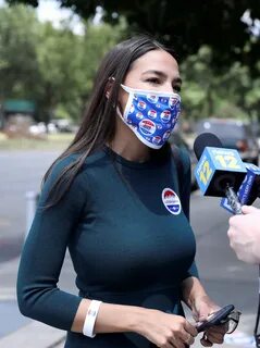 AOC In a mask " MyConfinedSpace