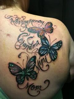 Beautiful butterfly tattoo in memory Butterfly tattoos for w