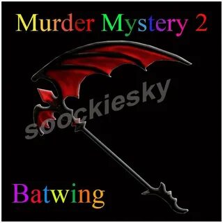 Купить Roblox Batwing Knife Murder Mystery Schusswaffe Godly