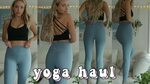 YOGA TRY ON HAUL! 🧘 🏼 ♀ 🌟 🌈 - YouTube