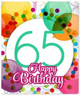 65th Birthday Wishes And Amazing Birthday Card Messages Happ