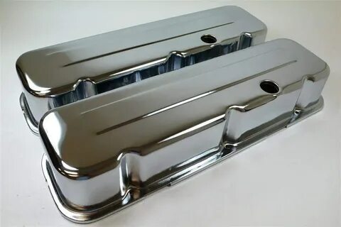 chrome chevy valve covers OFF-67