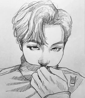 Pin by Rina on ☆ BTS FANART ☆ Kpop drawings, Bts drawings, F