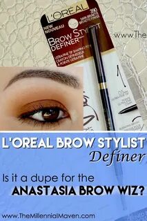 L'Oréal Brow Stylist Definer -- A Brow Wiz Dupe ☆ TheMillenn