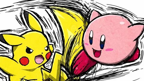 H-525 Art: Pikachu and Kirby (Timelapse Drawing) - YouTube