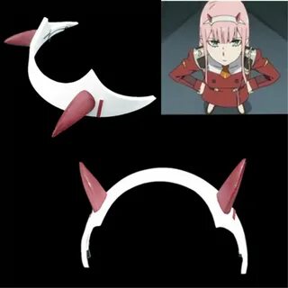 Anime DARLING In The FRANXX Zero Two PVC Horn Headband Hairb