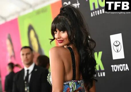 Jameela Jamil Flaunts Her Big Tits at the Premiere of Disney+'s "...