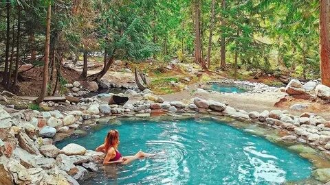 Private Hot Springs BC - Halcyon BC - Infinity Pool Cabins -