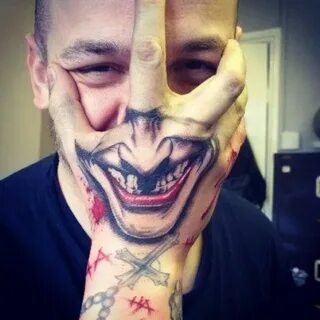 tatuagem Coringa na mão Joker tattoo design, Joker tattoo, J