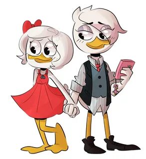 they’re on a fancy date - Ducktales 2017 Lena and Webby Disn