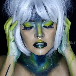 melt cosmetics Rave makeup, Alien makeup, Alien halloween ma