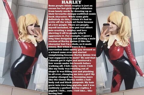 Harley (TG Caption) by ourmonkeymasters on DeviantArt in 201