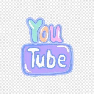 Logo Pastell YouTube, Social, blog, blå png PNGEgg