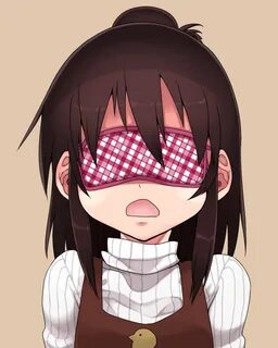 Safebooru - 1girl black hair blindfold child irodori (irotor