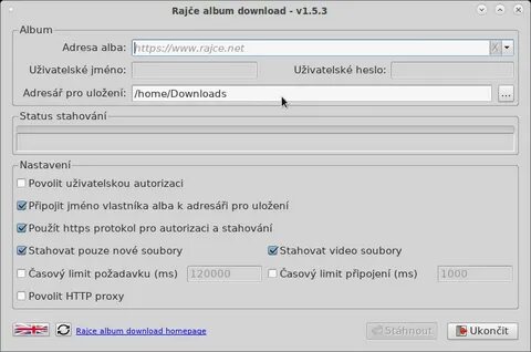 Rajce album downloader - ihned zdarma ke stažení - Slunečnic