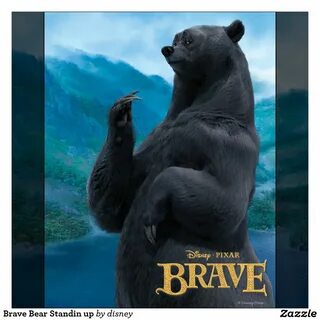 queen elinor as bear - poster Disney brave, Disney movie pos