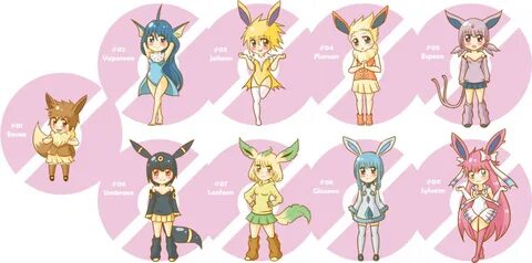 Gijinka girls adopts $1 dolar by kirin-48 on DeviantArt Poke