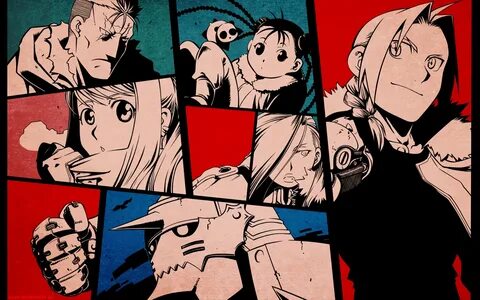 Wallpaper : illustration, anime, cartoon, Full Metal Alchemi