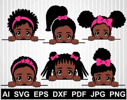 Eps Cute Afro Girl Svg Png Dxf Fall SVG Jpg Thanksgiving SVG