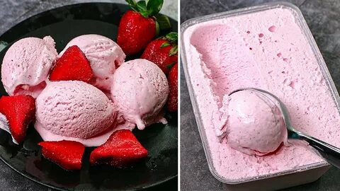 Homemade Strawberry Ice Cream Recipe Yummy - Ways To Wellnes
