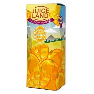 Жидкость COTTON CANDY Juiceland Yellow Mango (0мг), 100мл ку