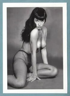 BETTY PAGE TOPLESS NUDE BREASTS HAIRY PUSSY NEW REPRINT 5X7 