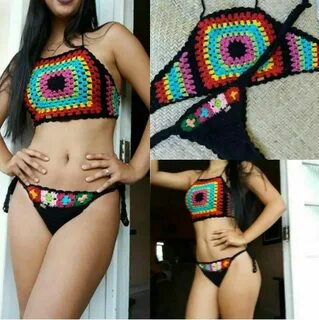 Boob coozy crochet bikini top pattern
