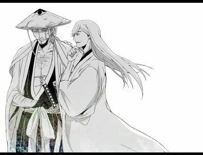 Captains Kyoraku Shunsui and Ukitake Jushiro Bleach anime, B