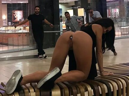 Butt Plugged Blonde Spanked In Public Feature On Gotporn - H