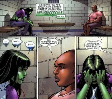 She-Hulk loves Juggernaut - Arousing Grammar