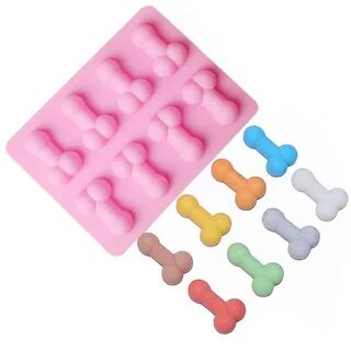 Sexy Penis Cake Mold Dick Ice Cube Tray Silicone Mold Soap C