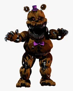 Fnaf Nightmare Fredbear - Fnaf 4 Fredbear Png, Transparent P