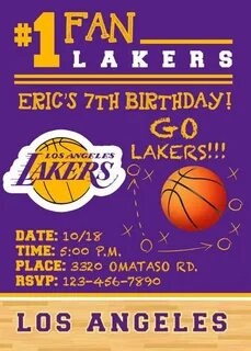 33+ Inspiration Lakers Party Decoration Ideas