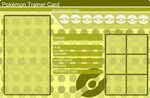 Pokemon Trainer Card Template Yellow by khfanT on DeviantArt