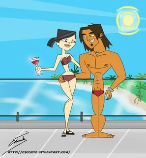 TDWT Heather and Alejandro Total drama island, Cool cartoons