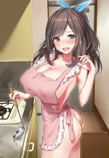 Beautiful girl secondary erotic image of the Naked Apron 2nd